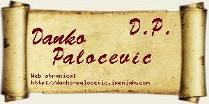 Danko Paločević vizit kartica